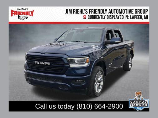 Patriot Blue Pearlcoat 2022 RAM 1500 Laramie