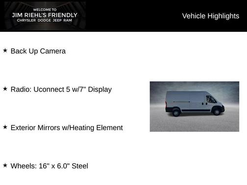 2026 RAM ProMaster 2500 Tradesman