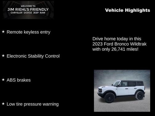 2023 Ford Bronco Wildtrak