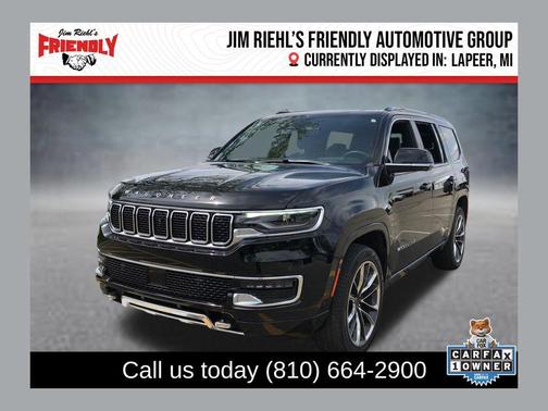 Diamond Black Crystal Pearlcoat 2024 Jeep Wagoneer Series III 4x4