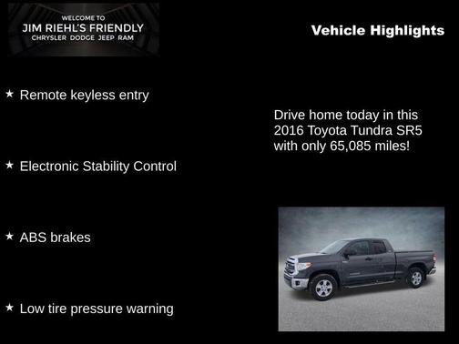 2016 Toyota Tundra SR5