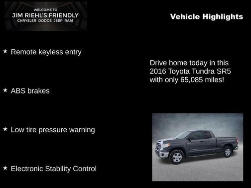 2016 Toyota Tundra SR5