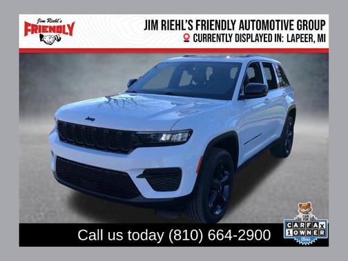 Bright White Clearcoat 2024 Jeep Grand Cherokee Altitude