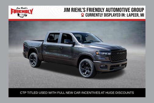 Granite Crystal Metallic Clearcoat 2026 RAM 1500 Big Horn/Lone Star