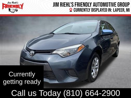 Slate Metallic 2016 Toyota Corolla LE