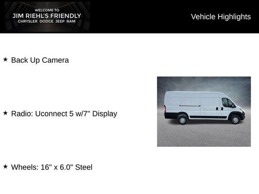 2026 RAM ProMaster 3500 High Roof