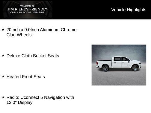 Bright White Clearcoat 2026 RAM 1500 Big Horn/Lone Star