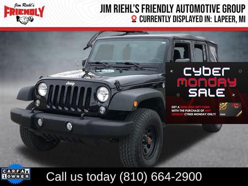 2016 Jeep Wrangler Unlimited Sport