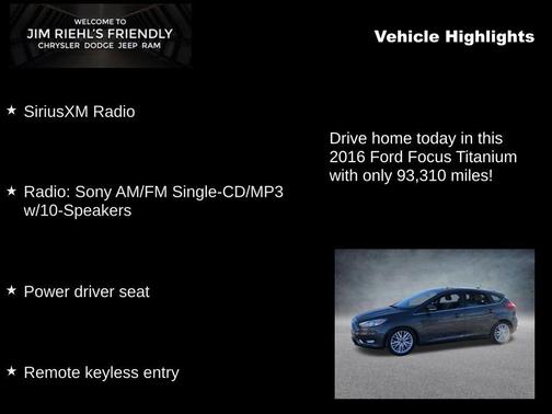 2016 Ford Focus Titanium