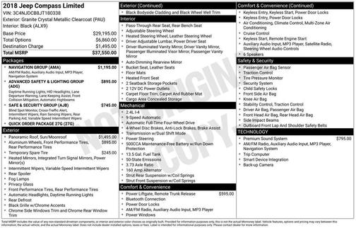 2018 Jeep Compass Limited