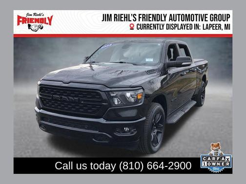 Diamond Black Crystal Pearlcoat 2022 RAM 1500 Big Horn/Lone Star