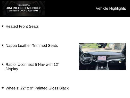 High Gloss Black 2026 Jeep Grand Wagoneer L Limited Reserve 4x4