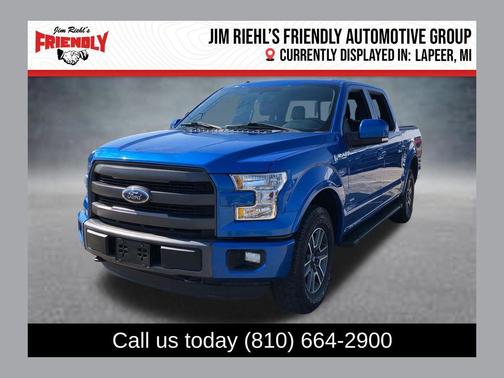 Blue Flame Metallic 2015 Ford F-150 Lariat