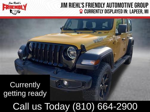 Hellayella Clearcoat 2020 Jeep Wrangler Unlimited Willys 4x4