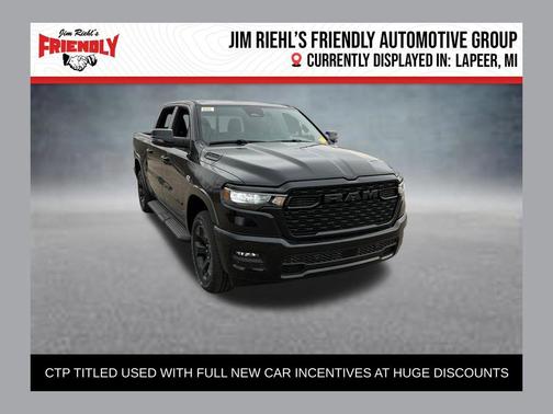 Diamond Black Crystal Pearlcoat 2026 RAM 1500 Big Horn/Lone Star