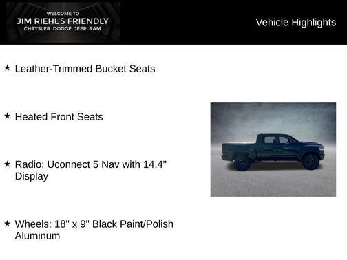 Serrano Green Metallic 2026 RAM 1500 RHO Crew Cab 4x4 5'7' Box