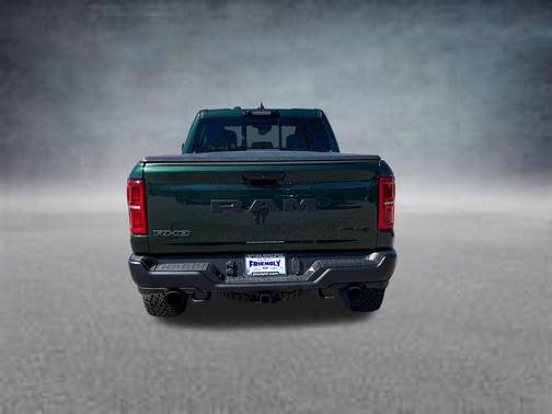 Serrano Green Metallic 2026 RAM 1500 RHO Crew Cab 4x4 5'7' Box