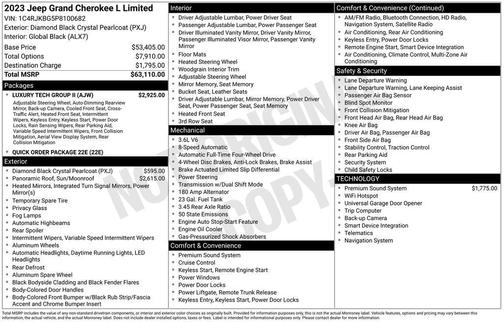 2023 Jeep Grand Cherokee L Limited