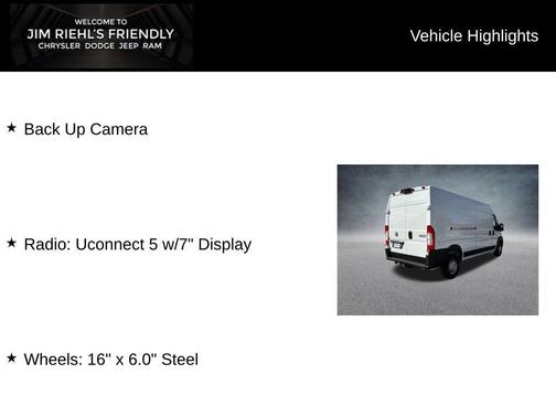 2026 RAM ProMaster 2500 Tradesman