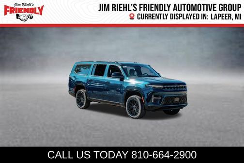 Fathom Blue Pearlcoat 2026 Jeep Grand Wagoneer L Limited Reserve 4x4