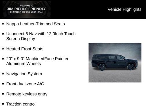 High Gloss Black 2026 Jeep Grand Wagoneer L Limited Altitude 4x4