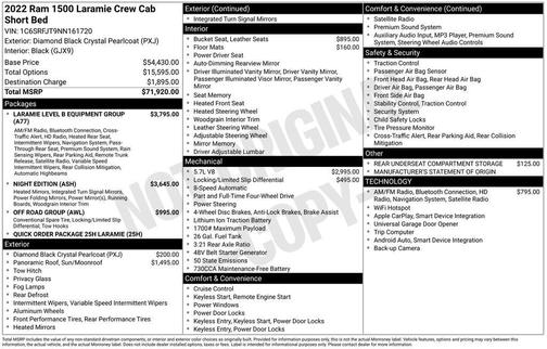 2022 RAM 1500 Laramie