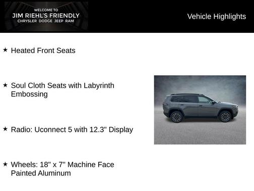 Sting-Gray Clearcoat 2026 Jeep Cherokee Laredo 4x4