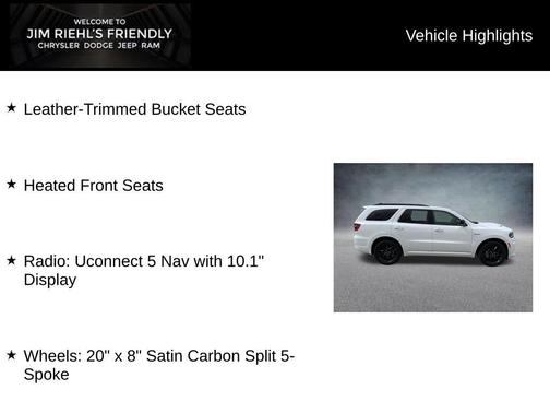 White Knuckle Clearcoat 2026 Dodge Durango GT Plus