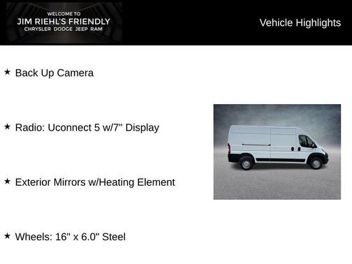 2026 RAM ProMaster 2500 Tradesman