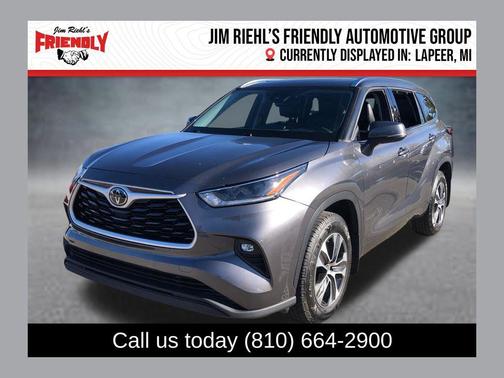 Magnetic Gray Metallic 2021 Toyota Highlander XLE