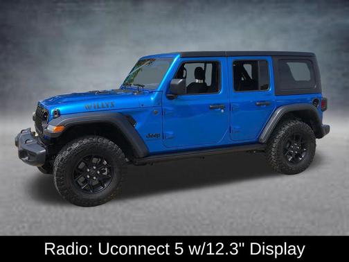 Hydro Blue Pearlcoat 2024 Jeep Wrangler Willys