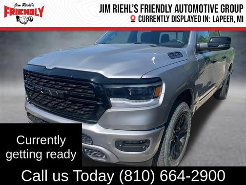 Billet Silver Metallic Clearcoat 2023 RAM 1500 Big Horn/Lone Star
