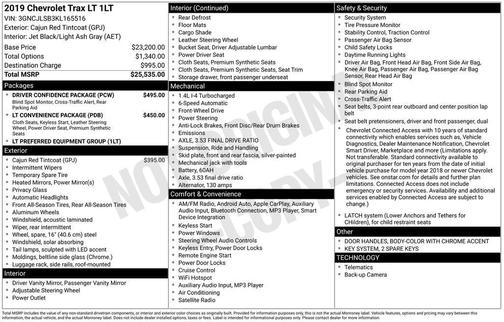 2019 Chevrolet Trax LT