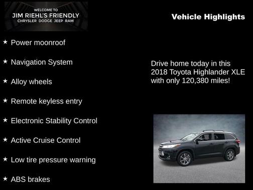 2018 Toyota Highlander XLE