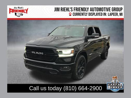Diamond Black Crystal Pearlcoat 2021 RAM 1500 Laramie