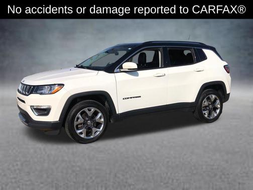 White Clearcoat 2020 Jeep Compass Limited