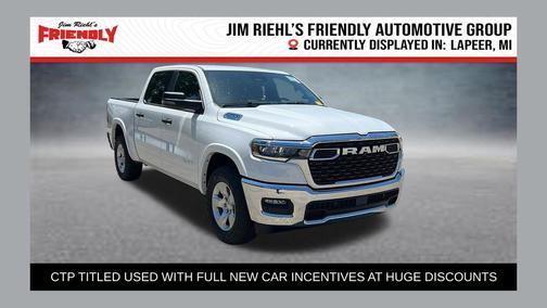 Bright White Clearcoat 2026 RAM 1500 Big Horn/Lone Star