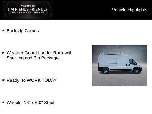 2026 RAM ProMaster 2500 Tradesman