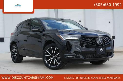 Majestic Black Pearl 2025 Acura RDX A-Spec Advance Package
