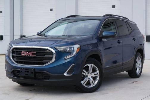 Blue 2020 GMC Terrain SLE