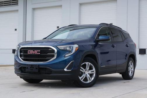 Blue 2020 GMC Terrain SLE