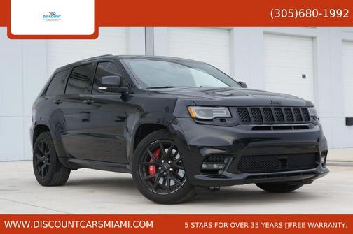 Diamond Black Crystal Pearlcoat 2019 Jeep Grand Cherokee SRT