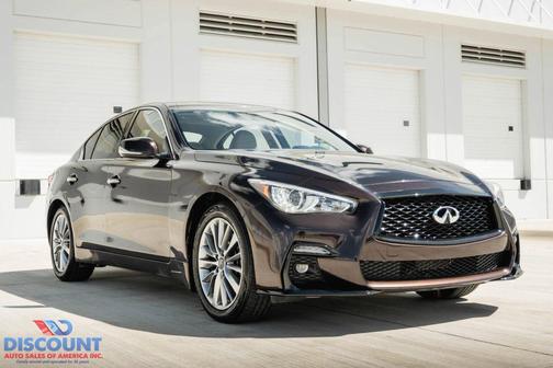 Mocha Almond 2018 INFINITI Q50 3.0t LUXE