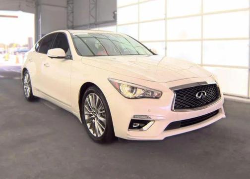 Majestic White 2023 INFINITI Q50 3.0t LUXE