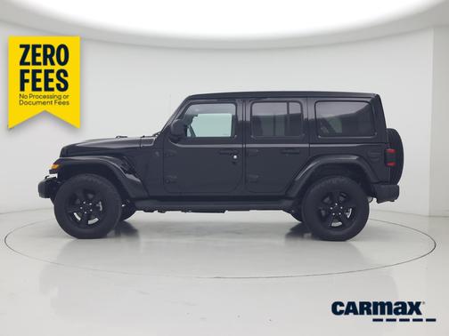 Black 2022 Jeep Wrangler Unlimited Sahara Altitude