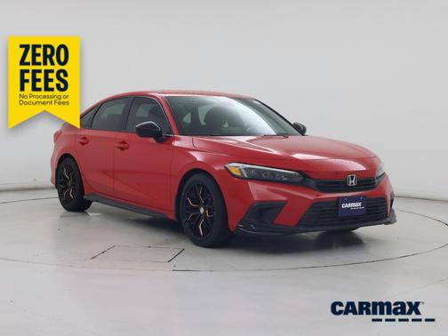 Red 2022 Honda Civic Sport