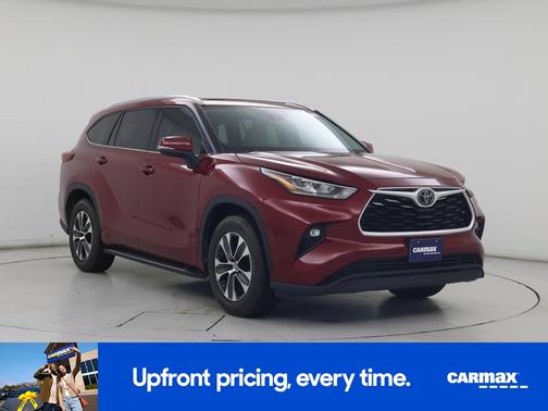 Red 2020 Toyota Highlander XLE