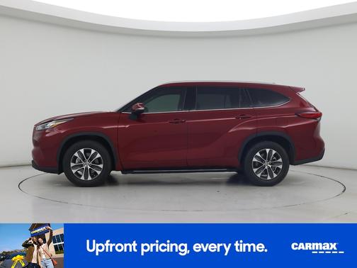 Red 2020 Toyota Highlander XLE