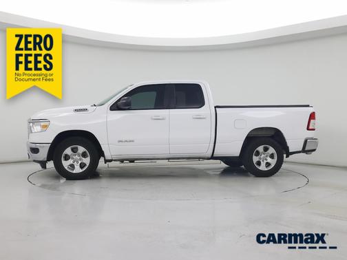 White 2021 RAM 1500 Lonestar