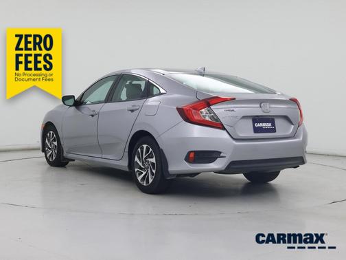 Silver 2018 Honda Civic EX